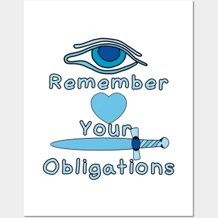 Remember Your Obligations Freemason Posters and Art